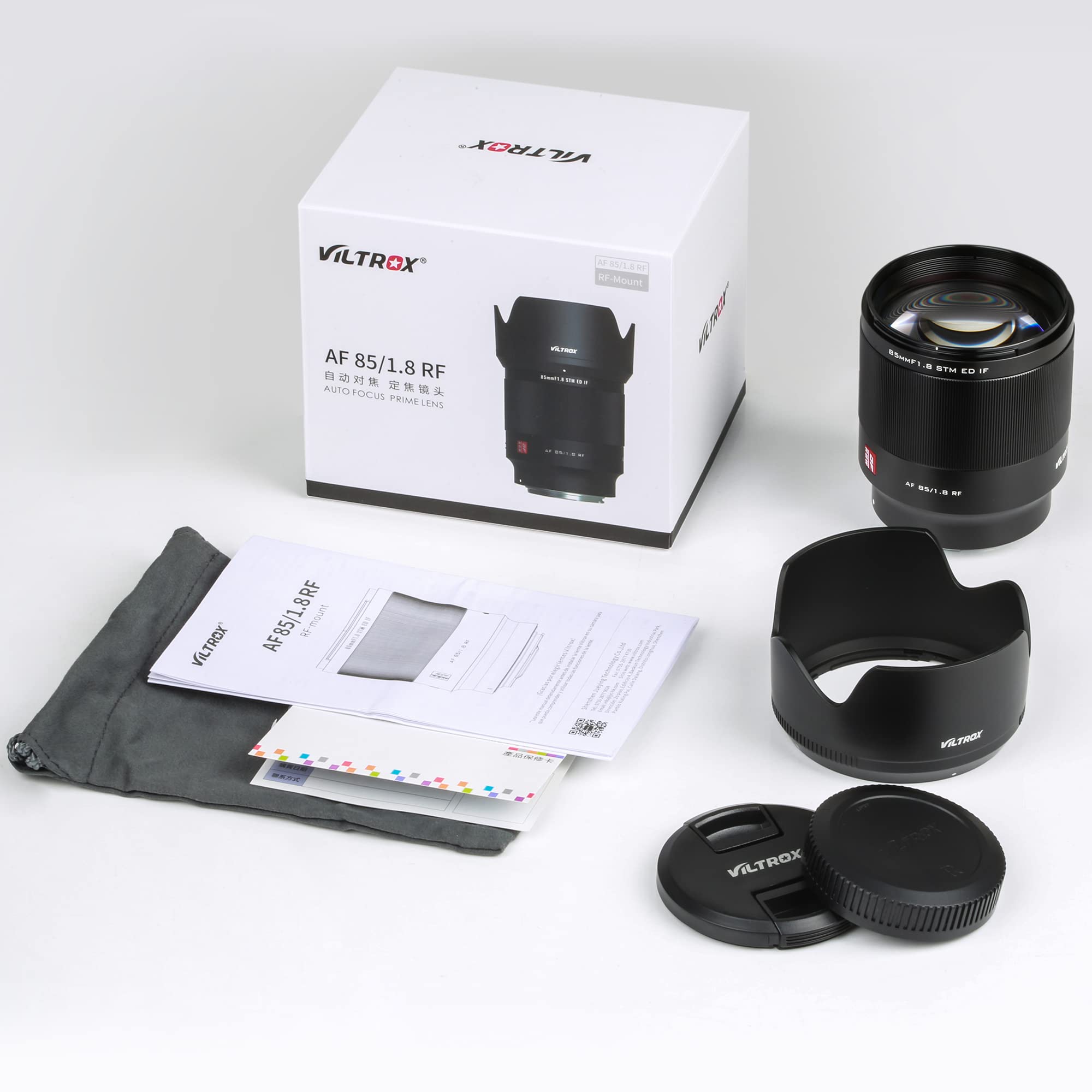 【美品】VILTROX AF 85mm F1.8 Canon RFマウント VILTROX Lente AF RF 85 mm f/1.8 de armação completa para câmeras